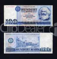 DDR banknote