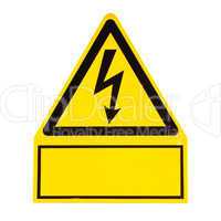 Danger of death Electric shock