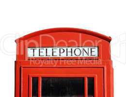 London telephone box