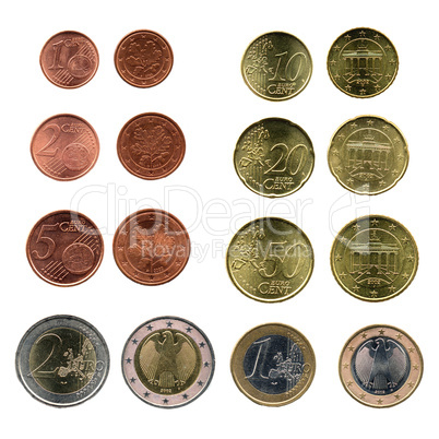 Euro coins