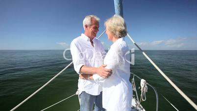 Healthy Seniors Aboard their Yacht