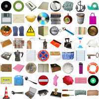 Many objects isolated