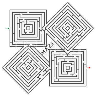 squares maze