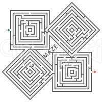 squares maze