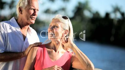 Portrait of a Loving Senior Couple