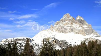three peak in the alps