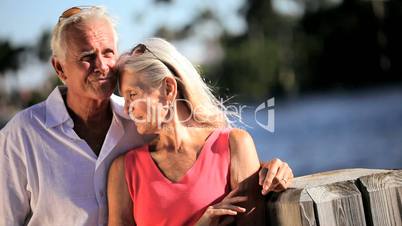 Portrait of a Loving Senior Couple