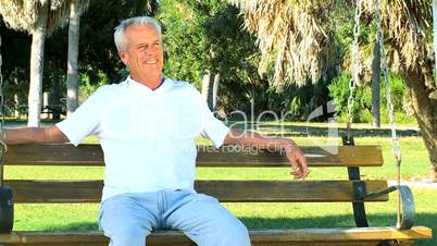 Portrait of Contented Senior Male