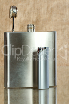 metal flask