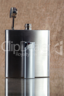 metal flask