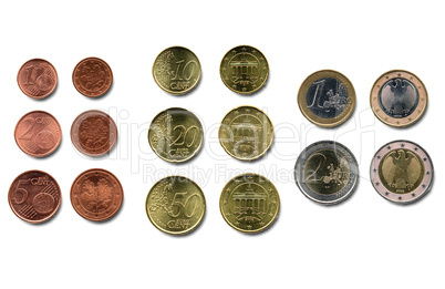 Euro coins