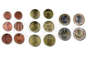 Euro coins