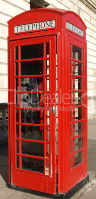 London telephone box