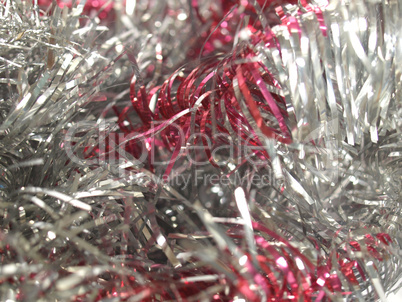 Christmas tinsel