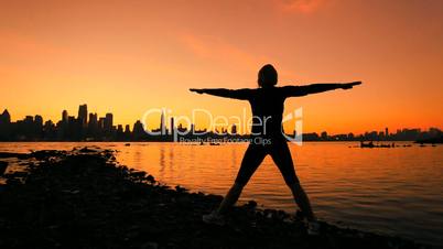 City Yoga at Sunrise