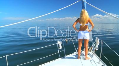 Blonde Sailing Girl