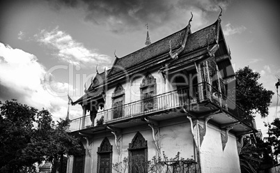 Detail of a Thailand Temple in Bangkok