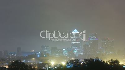 London Fog at night time lapse