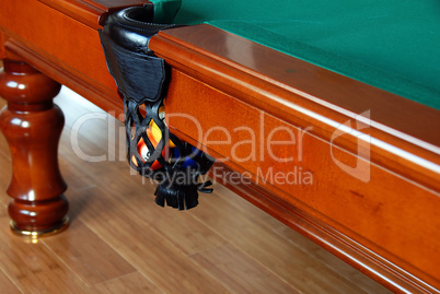 Balls in Billiards table pocket