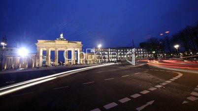 Berlin, Brandenburger Tor  - ZEITRAFFER