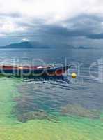 Traditional indonesian fishing boat, Banda islands