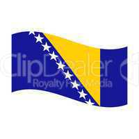 flag of bosnia and herzegovina