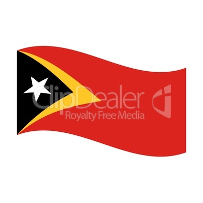 flag of east timor