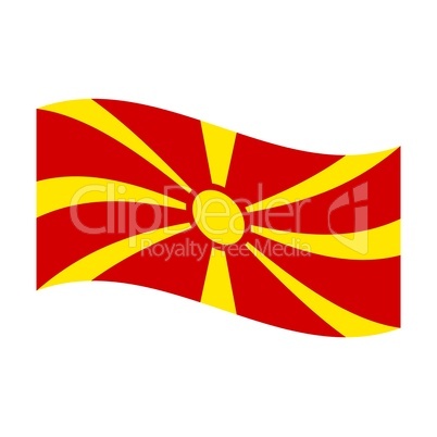 flag of macedonia