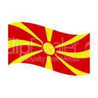 flag of macedonia