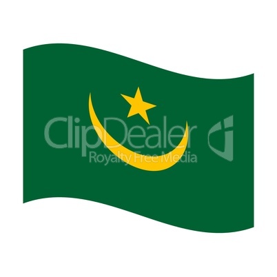 flag of mauritania