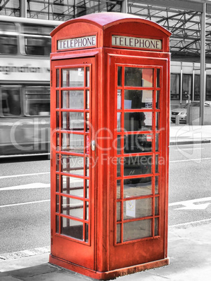 London telephone box