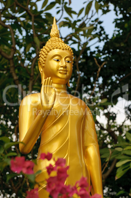 golden buddha statue, bangkok, thailand