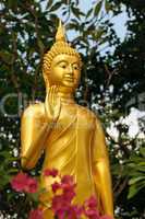 golden buddha statue, bangkok, thailand