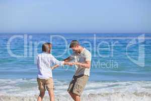 Couple in the sea