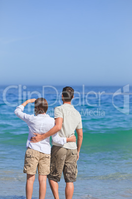 Couple in the sea