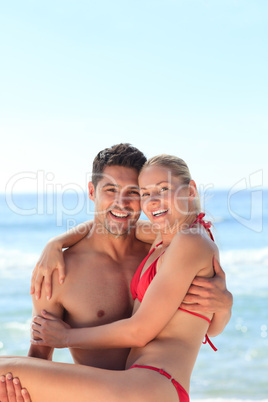 Lovely couple in honey moon