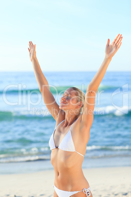 Sexy woman at the beach