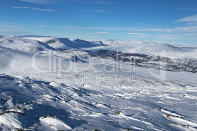 Winterlandschaft in Norwegen