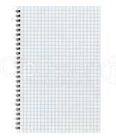 Blank notebook page