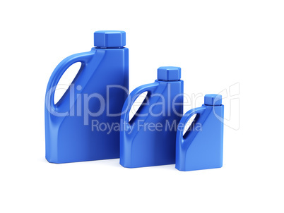 motor oil bottle isolated 3d render