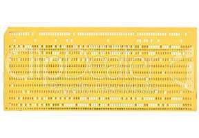 Punched card