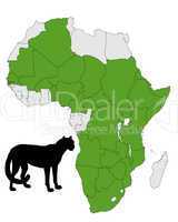 Gepard Vorkommen Afrika