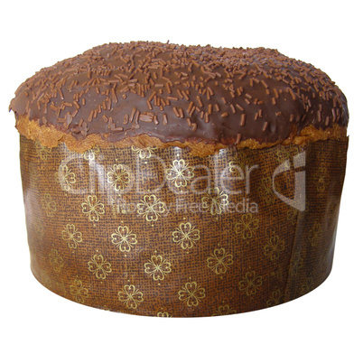 Panettone traditional Christmas Italian cake from Milan