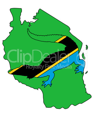 Krokodil Tansania