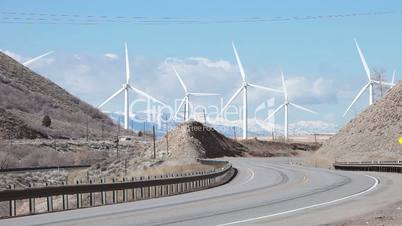 Windmill traffic mountain road P HD 8832