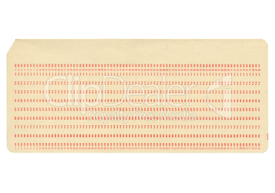 Punched card