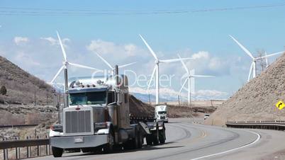 Windmill truck on road P HD 8830