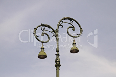 Verona, Straßenlaterne, Venetien, Italien