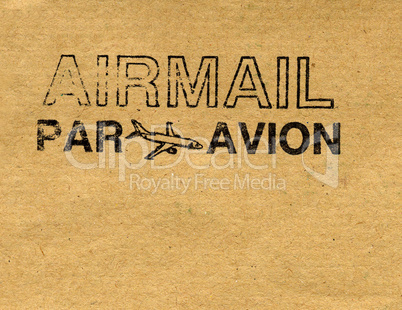 Airmail letter