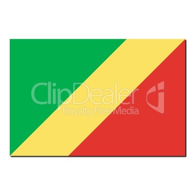 The national flag of Congo
